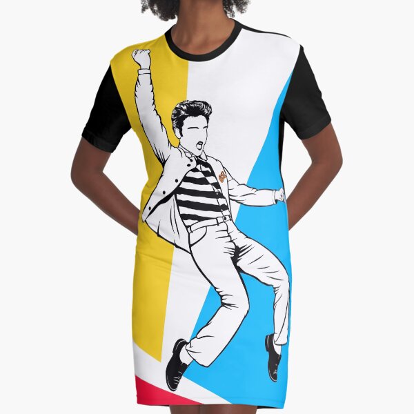 Elvis Presley Pop Art T-Shirt Kleid