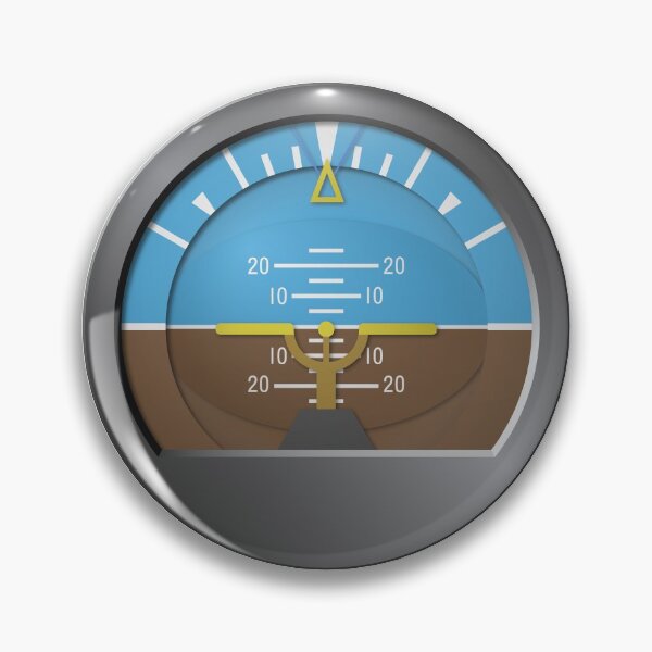 Item preview, Attitude Indicator 3D – Straight and Level designed and sold by TheArtPilot.