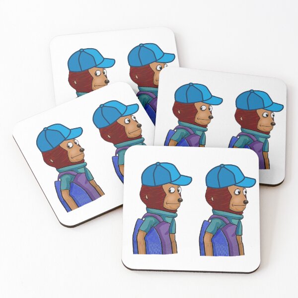 Item preview, Monkey Stare Meme Stickera designed and sold by graphic-genie.