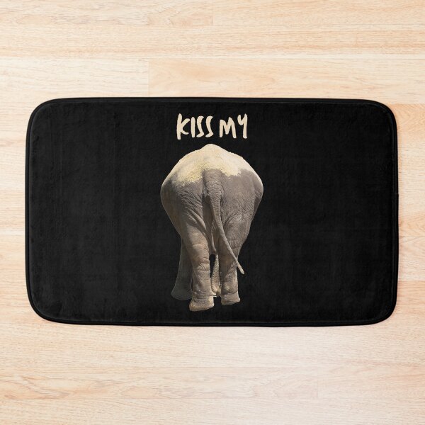 Item preview, Kiss My Ass Funny Elephant designed and sold by JellyBeenzz.