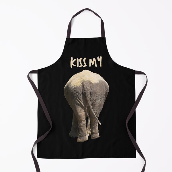 Item preview, Kiss My Ass Funny Elephant designed and sold by JellyBeenzz.