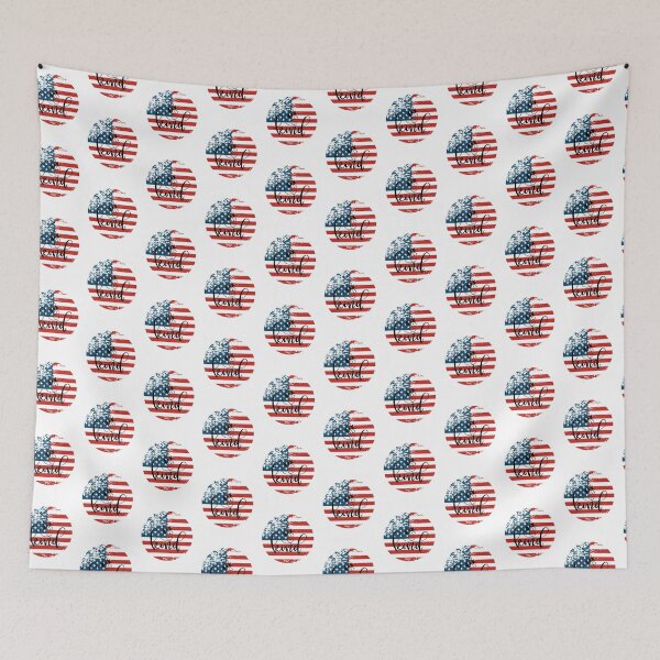 Item preview, Bee Kind Cute Wholesome Bee | Be Kind Bumble Bee Retro USA Flag designed and sold by Rabbitti.