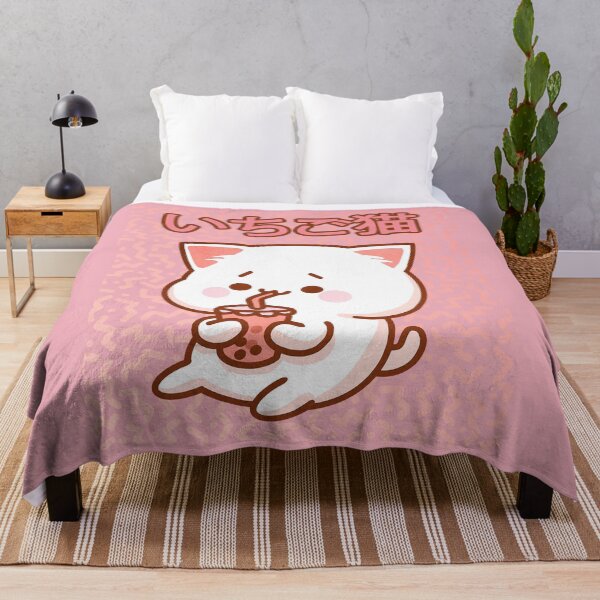 Item preview, 90s Kawaii Strawberry Cat Cute Kitty designed and sold by SoloTravelerSt.