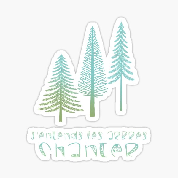 Abres Nature Scandinavian Forest Sticker