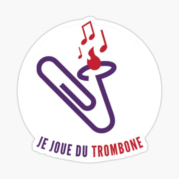 Je joue du "trombone" Sticker