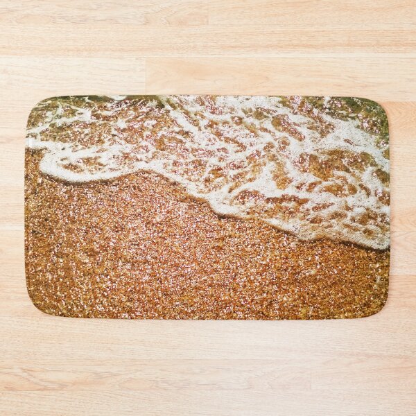 Item preview, A wave throwing out onto the sea shore, natural background  designed and sold by helenkaiy.