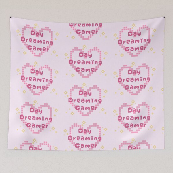 Item preview, Pixel heart Day Dreaming Gamer  designed and sold by AJPaint.