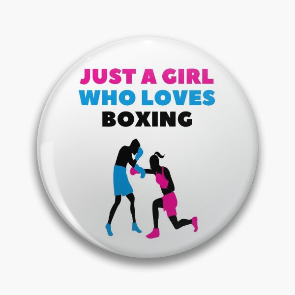 Item preview,  Just a girl who loves boxing designed and sold by SYLPAT.
