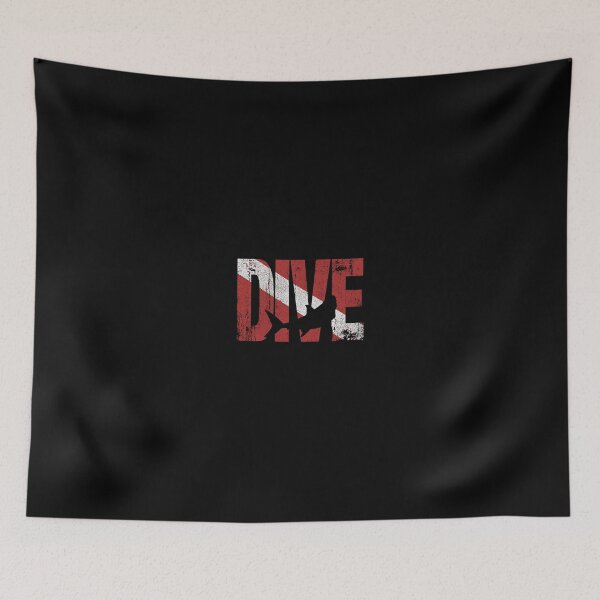 Item preview, Dive Diver Down Flag Great White Shark Vintage designed and sold by killingworthhi.