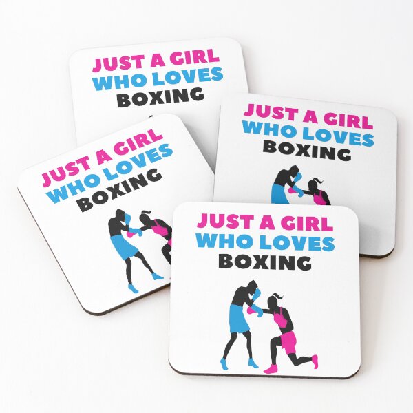Item preview,  Just a girl who loves boxing designed and sold by SYLPAT.
