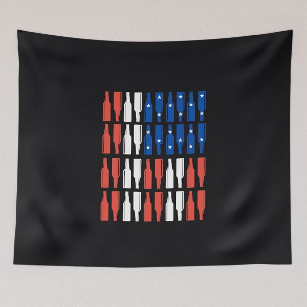 Item preview, Patriotic Beer Bottle USA flag,  American Flag 4th of July Patriotic Beer Bottle USA designed and sold by sirina2796.