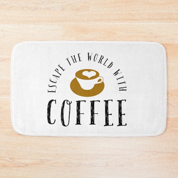 Item preview, Escape the world with coffee designed and sold by Randomlifestore.