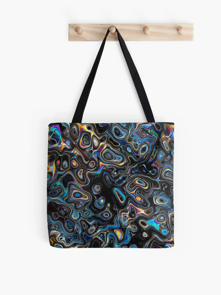 Thumbnail 1 of 2, Tote Bag, Distorted Spectral Pattern designed and sold by Phil Perkins.
