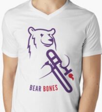 Bear Bones Men's V-Neck T-Shirt