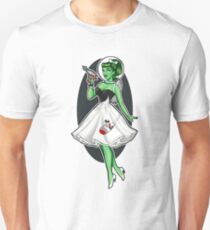 Space Girl Pin up Unisex T-Shirt