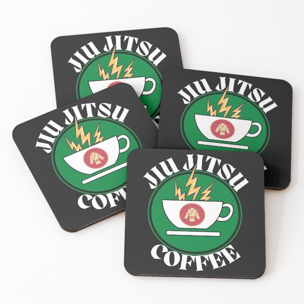 Item preview, JIU JITSU COFFEE, COFFEE LOGO, COFFEE SIGN, JIU JITSU LOGO designed and sold by R B Chrystal.
