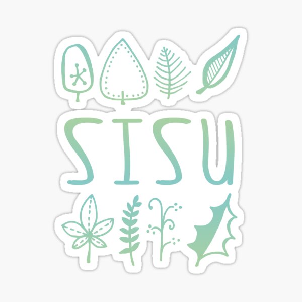 Sisu, Nature Scandinavian Forest Sticker