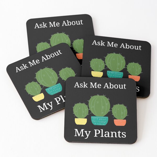 Item preview, Ask about My Plants Typography designed and sold by sinceanna.