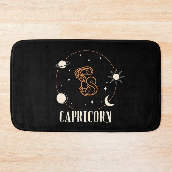 Aperçu de l'œuvre Signe du zodiaque Capricorne, étoiles et lunes célestes galaxie créée et vendue par AstroShop1.