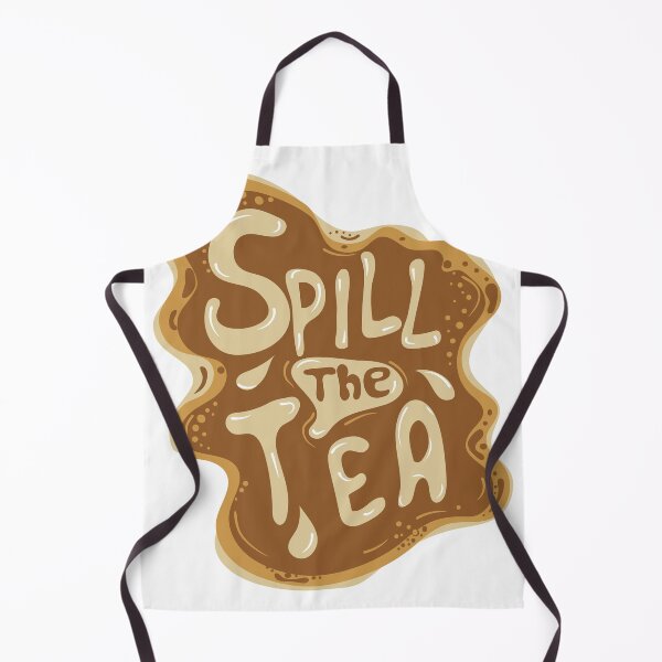 Item preview, spill the tea - silly spilled illustration designed and sold by MimmyG.