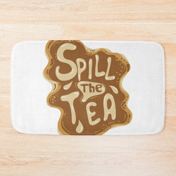 Item preview, spill the tea - silly spilled illustration designed and sold by MimmyG.