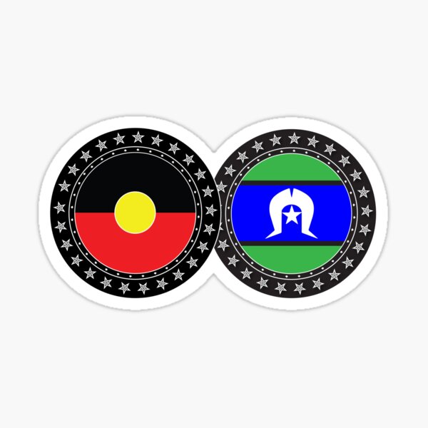 Item preview, Aboriginal and Torres Strait Circle Flags designed and sold by marcusp20.