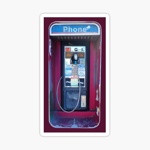 Phone Booth Sticker