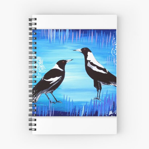 Item preview, Azul real y blanco con urracas designed and sold by CateJacobs.