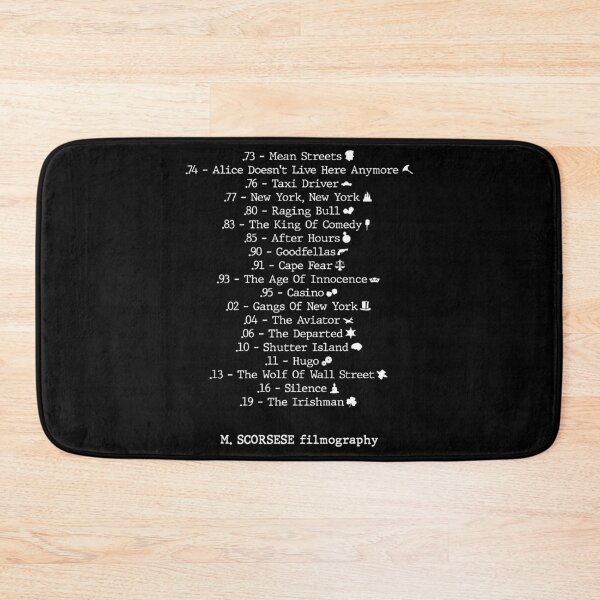 Item preview, Scorsese filmography designed and sold by Benjart01.