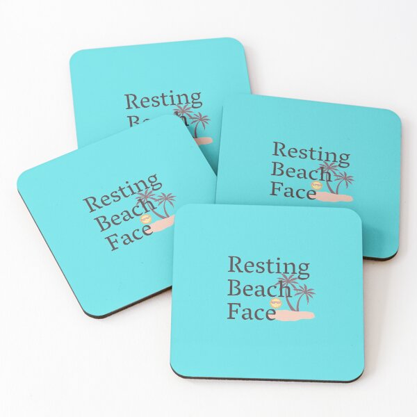 Item preview, Resting beach face designed and sold by H2O-Shop.