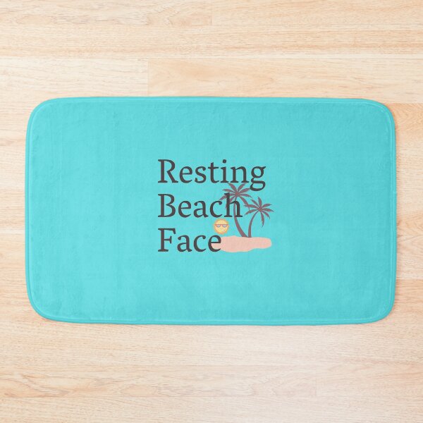 Item preview, Resting beach face designed and sold by H2O-Shop.