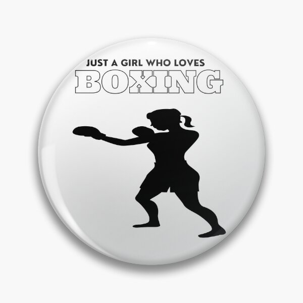 Item preview, Just a girl who loves boxing designed and sold by SYLPAT.