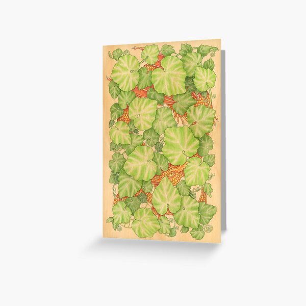 Dragon in the Pumpkin Patch Greeting Card