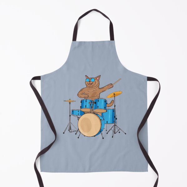 Item preview, Cat Playing Drums designed and sold by Y-STUDIOS.