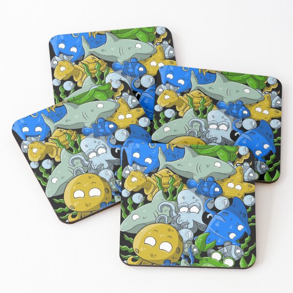 Item preview, Sea creatures doodles designed and sold by Lambo-Designs.