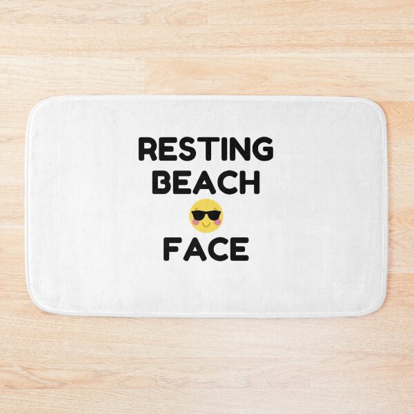Item preview,  Resting beach face designed and sold by H2O-Shop.