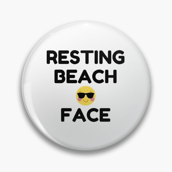 Item preview,  Resting beach face designed and sold by H2O-Shop.