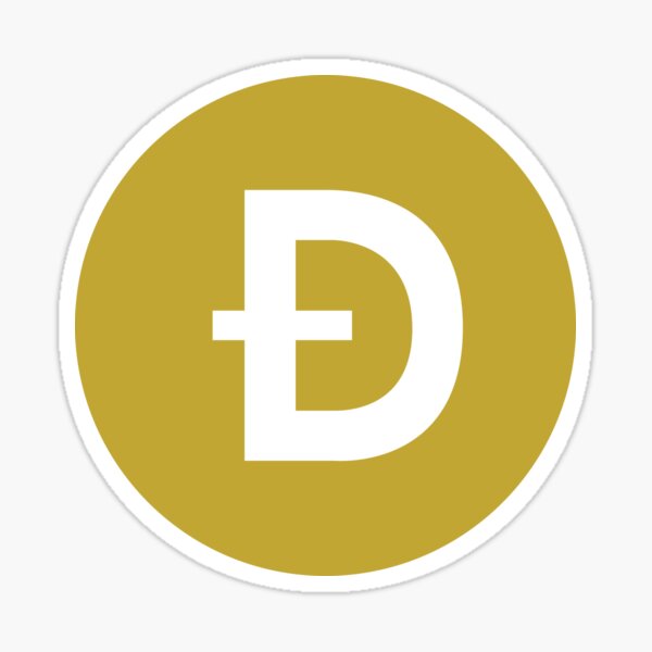 Artikel-Vorschau von Dogecoin Logo, designt und verkauft von arendbotha.