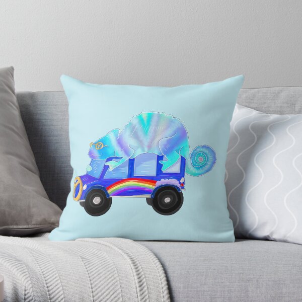 Cool Van life Throw Pillow