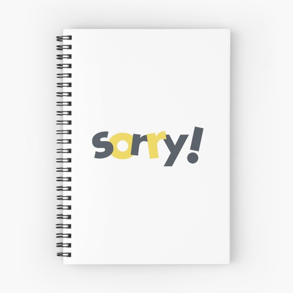 Item preview, Playful, vibrant, bold, modern graphic design of Sorry designed and sold by theendup.