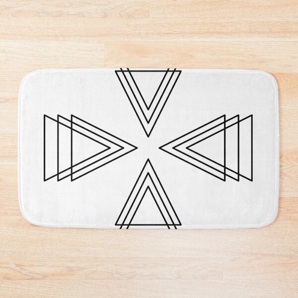 Item preview, Triangle symmetry pattern designed and sold by Treemonk.