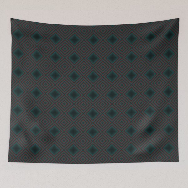 Item preview, Green and Maroon Diamond Pattern designed and sold by For the love of Pixels.