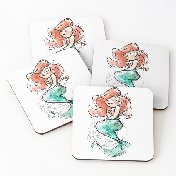 Item preview, Mermaid Scribble Critter designed and sold by AmberCheever.