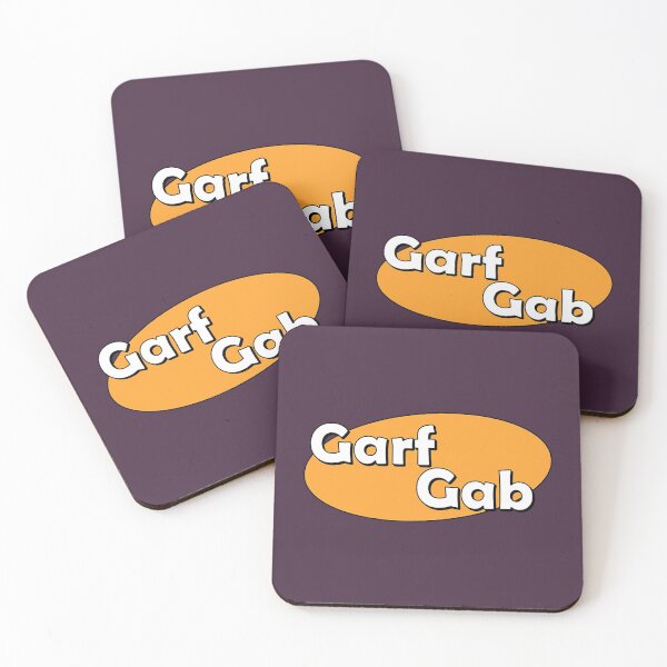 Item preview, Garfield Garf Gab Logo designed and sold by PineconeHome.