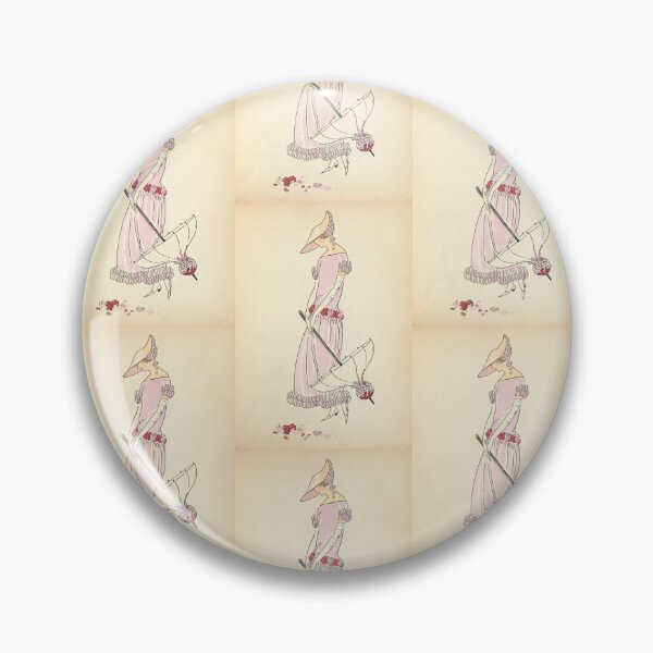 Item preview, Art Deco La Vie En Rose The Rosy Life Classy Lady Umbrella Flapper designed and sold by 108dragons.