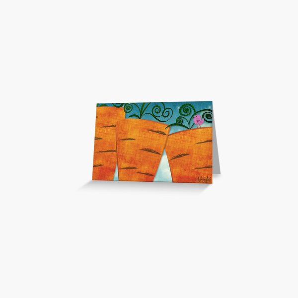 Carrots for Giants Greeting Card