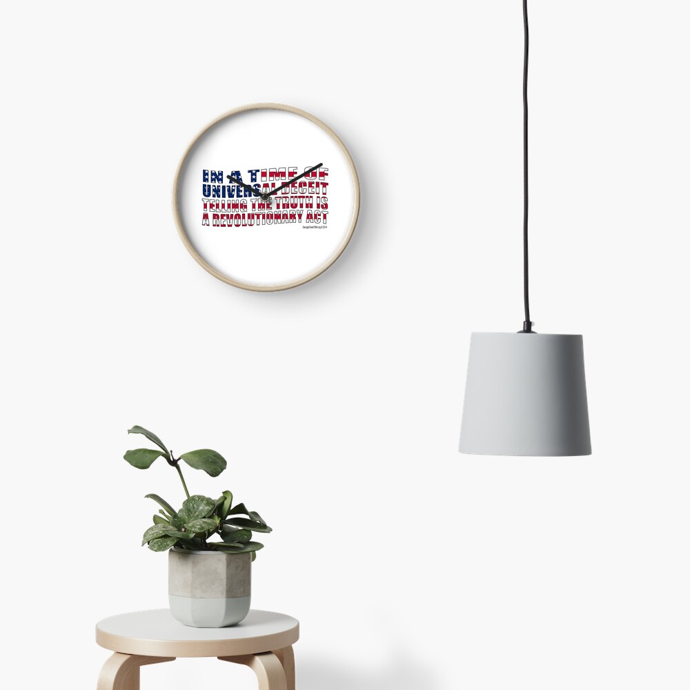 Item preview, Clock designed and sold by EyeMagined.