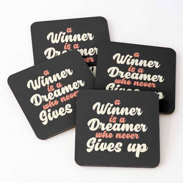 Item preview, A Winner Is A Dreamer Who Never Gives Up designed and sold by artistkalpesh.
