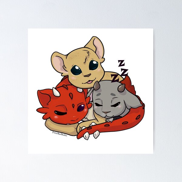 Item preview, Cute Baby Chimera designed and sold by TwinStarStudios.