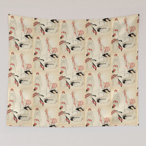Item preview, Art Deco La Vie En Rose The Rosy Life Classy Ladies Flapper designed and sold by 108dragons.